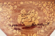 Антикварный инкрустированный складной карточный стол "Голландского барокко Marquetry 1730 год" - Attēls 23/30
