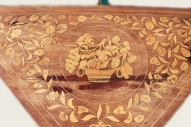 Антикварный инкрустированный складной карточный стол "Голландского барокко Marquetry 1730 год"