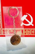 Орегинальный брелок удачи к деньгам, монета 1 рубль 1941-1945г