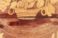 Антикварный инкрустированный складной карточный стол "Голландского барокко Marquetry 1730 год" - Attēls 9/30
