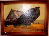 Картина "Рыбацкая лодка"