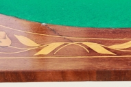 Антикварный инкрустированный складной карточный стол "Голландского барокко Marquetry 1730 год" - Attēls 12/30