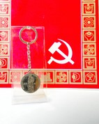 Оригинальный брелок удачи к деньгам, монета 1 рубль, 9 мая 1965г. - Attēls 4/4