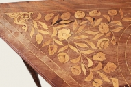 Антикварный инкрустированный складной карточный стол "Голландского барокко Marquetry 1730 год" - Attēls 14/30